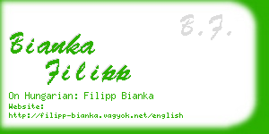 bianka filipp business card